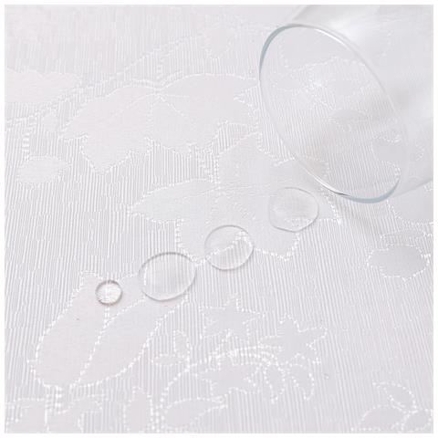 Tovaglia Di Lino Lavabile E Impermeabile Bianca 140x200cm Resistente Alle Macchie - Foto 7