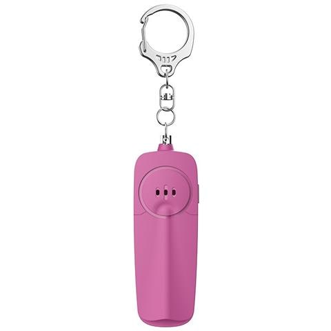 Portachiavi Allarme Personale Con Luce Led - Allarme Forte 130db, Alimentato A Batteria Aaa Pink - Foto 1