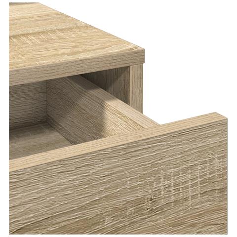 Toeletta  con cassetti in rovere Sonoma 79x41x140 cm - Foto 9