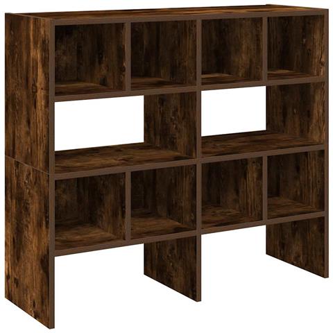 Scarpiere 2 pz Impilabili Rovere Fumo 89,5x30x40 cm - Foto 1