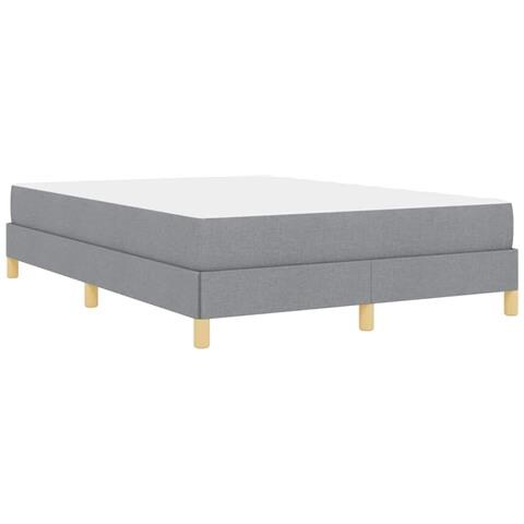 Letto a molle Grigio chiaro e Marrone 140 x 200 cm - Foto 9