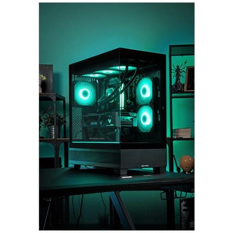 5901443417033 PC AMD Ryzen™ 9 7900 32 GB DDR5-SDRAM 1 TB SSD AMD Radeon RX 9070 XT Midi Tower Nero - Foto 2