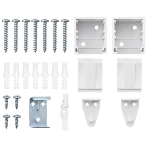 Tenda per Finestra con tende Bianco Alluminio - Foto 9