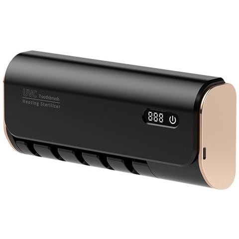 Sterilizzatore Uv Smart Per Spazzolini - Montaggio A Parete Senza Trapano Black - Foto 1