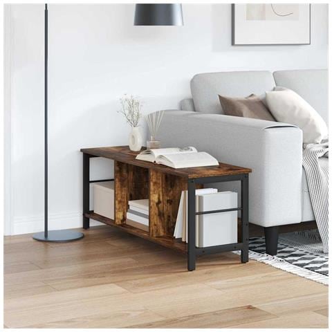 Libreria Rovere fumé 102 x 32 x 40,5 cm Legno multistrato - Foto 2