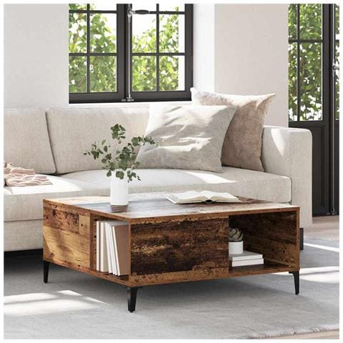 Tavolino da salotto Legno vecchio 80 x 80 x 36,5 cm - Foto 2