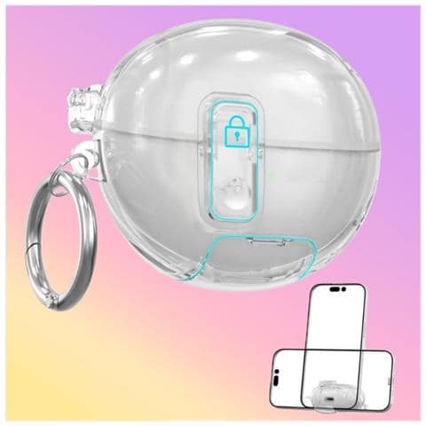 Custodia Protettiva Trasparente In Tpu Compatibile Con Huawei Freebuds Pro 4 Con Supporto - Foto 4