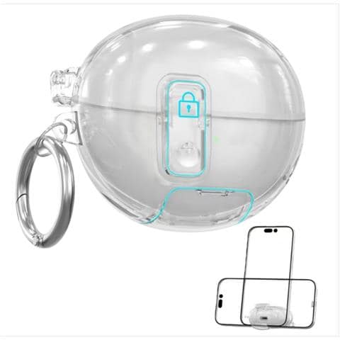 Custodia Protettiva Trasparente In Tpu Compatibile Con Huawei Freebuds Pro 4 Con Supporto - Foto 1