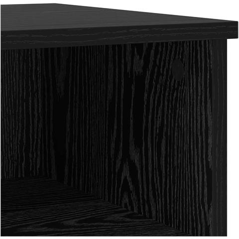 Armadietto per letto con cassetto Rovere Nero 40 x 35 x 50 cm - Foto 9