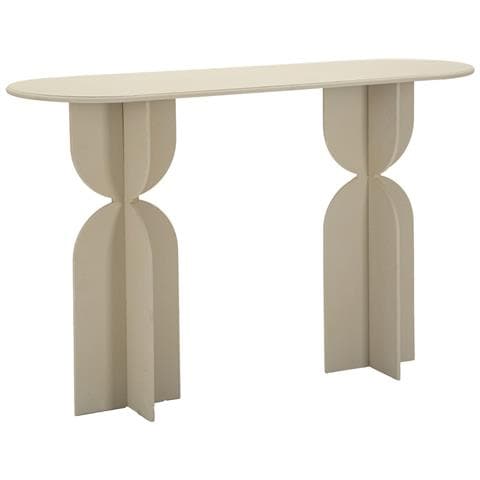 Console Dune In Ferro Color Crema 120x40x75,5 Cm - Foto 1