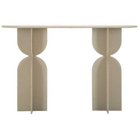 Console Dune In Ferro Color Crema 120x40x75,5 Cm - Foto 2