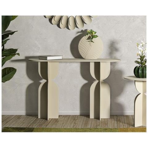 Console Dune In Ferro Color Crema 120x40x75,5 Cm - Foto 8