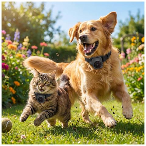 Mini Telecamera Portatile Full Hd 1080p, Cani E Gatti Visione Notturna A Infrarossi, Registrazione Su Sd, Collare Regolabile A Strappo (campet1) - Foto 4