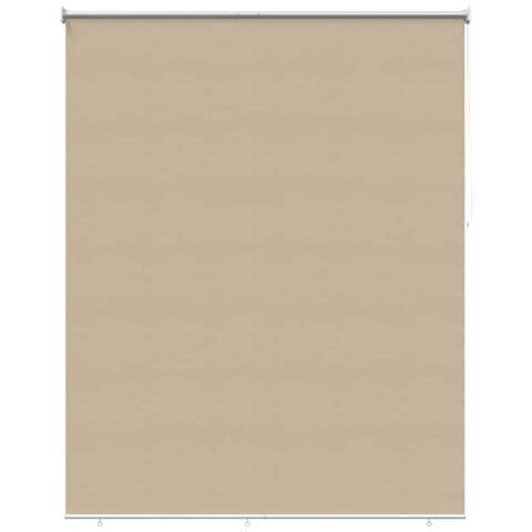 Voletta a rullo con protezione UV Beige 180 x 140 cm Poliestere - Foto 1