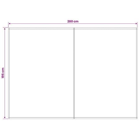 Telo di ricambio per tenda da sole Antracite 300 x 200 cm - Foto 4