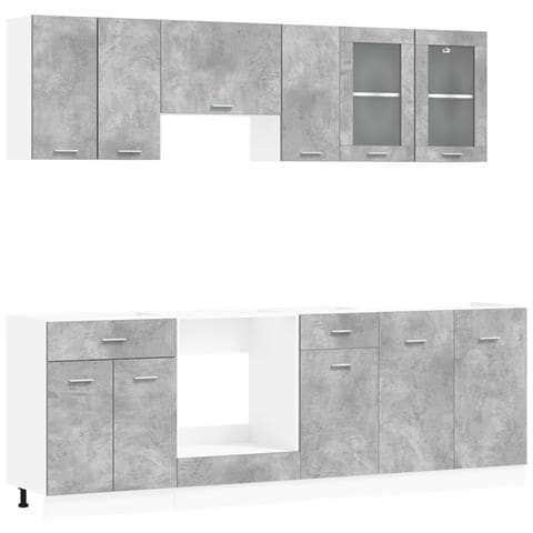 Set di mobili da cucina Lyon 8 pcs 240 x 46 x 81,5 cm - Foto 1