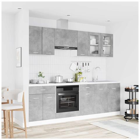 Set di mobili da cucina Lyon 8 pcs 240 x 46 x 81,5 cm - Foto 2