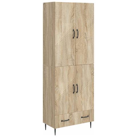 Set di armadi 2 pcs 66 x 34,5 x 95 cm Legno ingegnerizzato - Foto 1