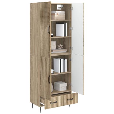 Set di armadi 2 pcs 66 x 34,5 x 95 cm Legno ingegnerizzato - Foto 2