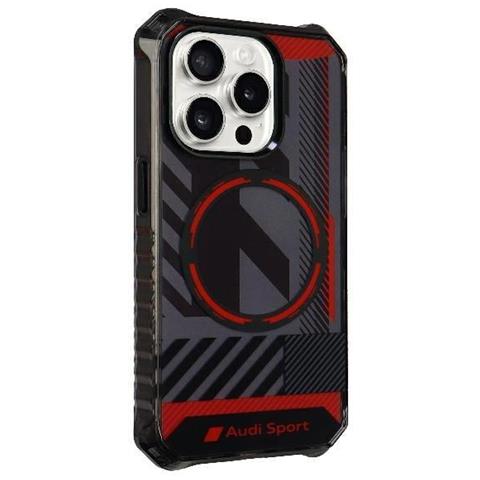 Custodia Sportiva Audi Magsafe Per Iphone 15 Pro Max (nera, Rigida) - Foto 7