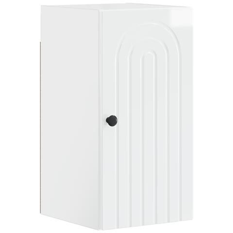 Armadio da bagno a muro ALKMAAR Bianco Lucido 30 x 31 x 59 cm - Foto 1