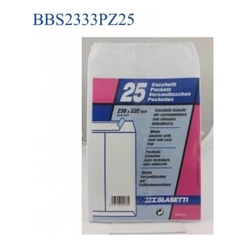 25 buste a sacco bianco 230x330mm 80gr c / strip self - Foto 3