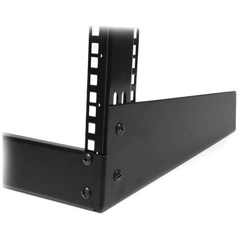 " Coppia di staffe rack a giorno per scrivania da 19"", 12U" - Foto 2