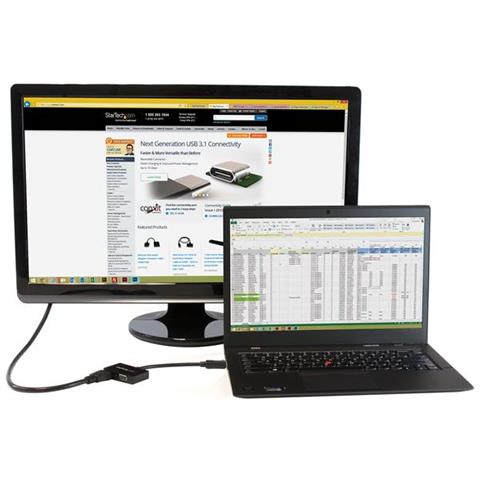 Adattatore DisplayPort a HDMI e VGA - Convertitore audio / video da viaggio DP 2 in 1 - 1920x1200 / 1080p - Nero - Foto 5