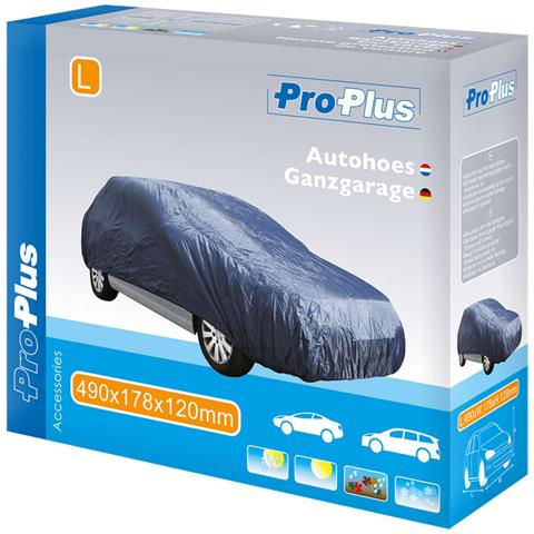 Telo Copriauto L 490x178x120 Cm Blu Scuro - Foto 2