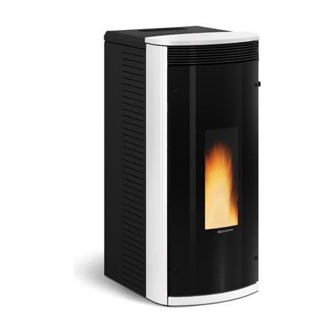 Stufa A Pellet Sibilla Plus Bianco 2,4-8,2 Kw 235 M³ Riscaldabili - Foto 1