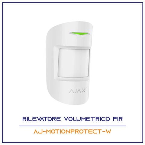 Sensore Rilevatore Wireless Volumetrico Pir Pet Immune Bianco - Foto 1