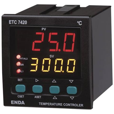 Pid Termostato Pt100, J, K, T, S, R Relè 2 A, Ssr (l X L X A) 101 X 72 X 72 Mm - Foto 1