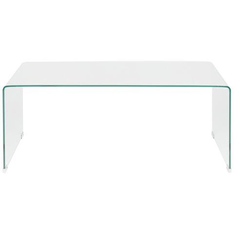 Tavolino Da Caffè In Vetro Trasparente Kendall - Foto 17