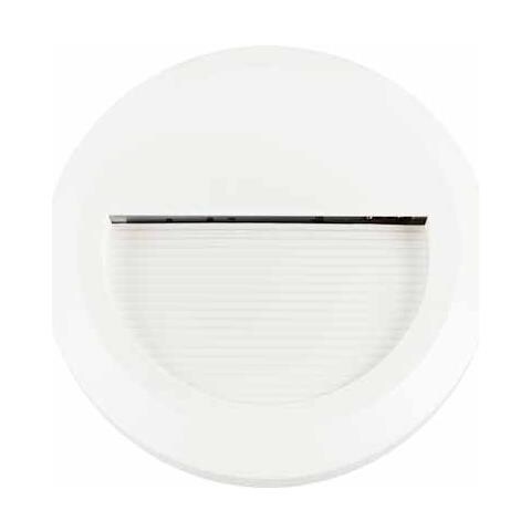 V-tac Vt-1142-w Lampada Applique Led 2w Parete Segnapasso Bianco Naturale 4000k Rotondo Bianco Ip65 - Sku 1314 - Foto 1