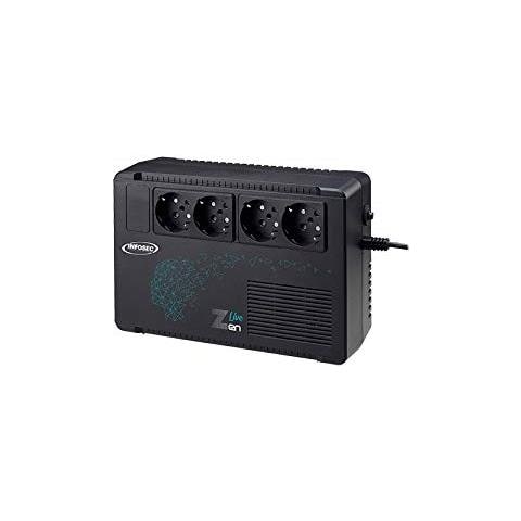 Ondulatore Infoesc Zen Dal Vivo 650 4 Prese Schuko / It Led / 2a (66082) 0829 - Foto 1
