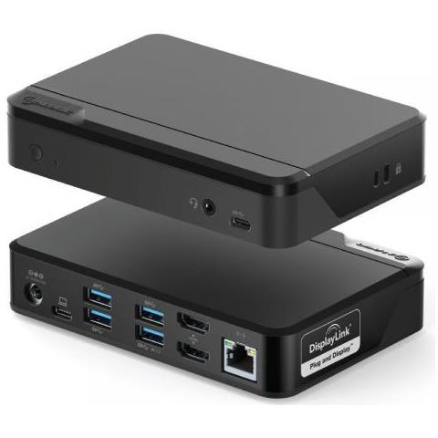 Duthdpr Replicatore Di Porte E Docking Station Per Laptop Usb 3.2 Gen 1 (3.1 Gen 1) Type-c Nero - Foto 1