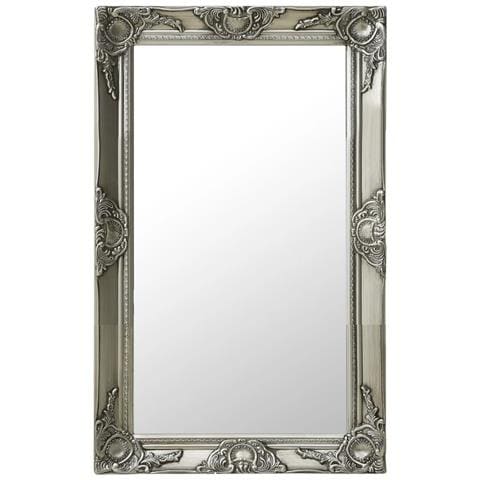 Specchio Da Parete Stile Barocco 50x80 Cm Argento - Foto 1