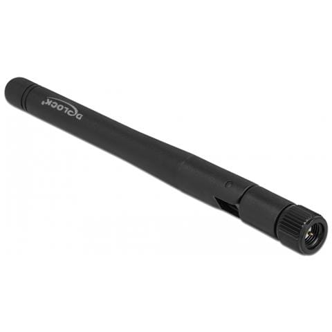 5G 3,3 - 5,0 GHz Antenna SMA maschio -1,0 - 4,5 dBi 10,9 cm omnidirezionale con raccordo basculante e materiale flessibile nero - Foto 2