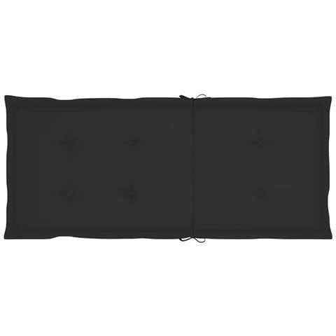 Sedie da Giardino Reclinabili 2pz con Cuscini Massello Acacia - Foto 10