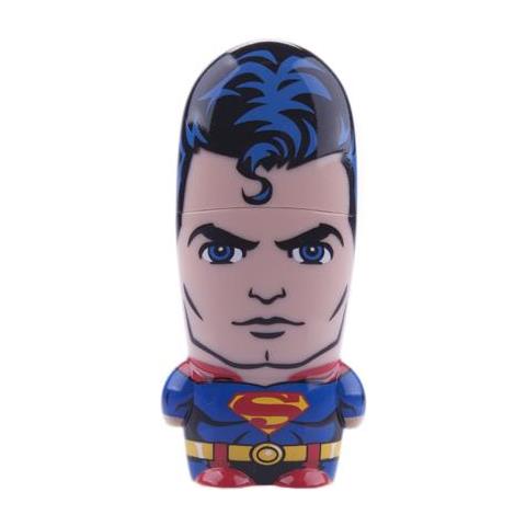 8GB Superman, USB 2.0, Type-A, Cuffia, Blu, Rosso - Foto 2