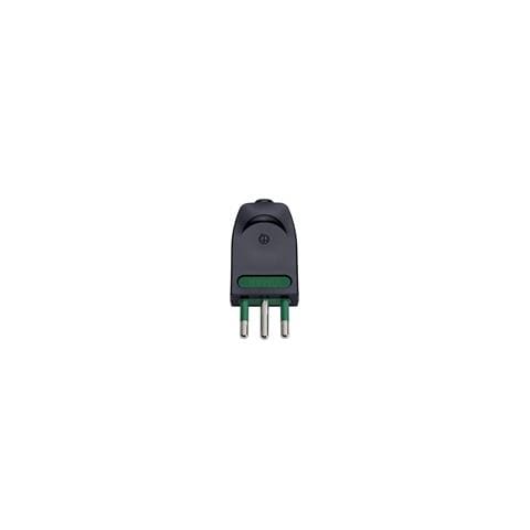 Spina 2P+T10A orientabile S11-SPB11 nero - Foto 1