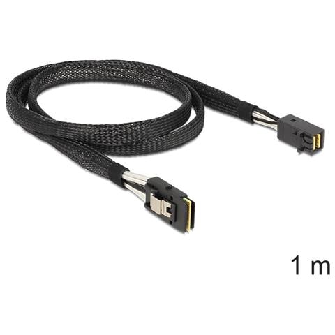 83389, Mini SAS HD x 4 SFF 8643, Mini SAS x 4 36 Pin SFF 8087, Nero - Foto 1