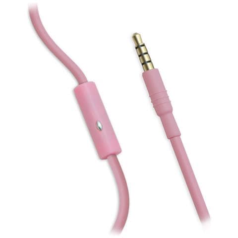 CL-AUD63024, Padiglione auricolare, Rosa, Cablato, Play / pause, Dinamico, 3,5 mm - Foto 1