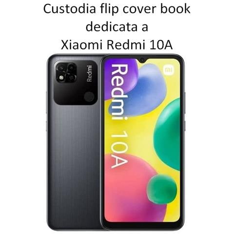 Custodia A Libro Book Case Per Xiaomi Redmi 10a Black - Foto 2
