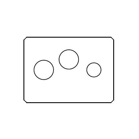 Kit Piastrine 4pz Fissaggio Carrelli Tk20 Faac 105819 - Foto 1