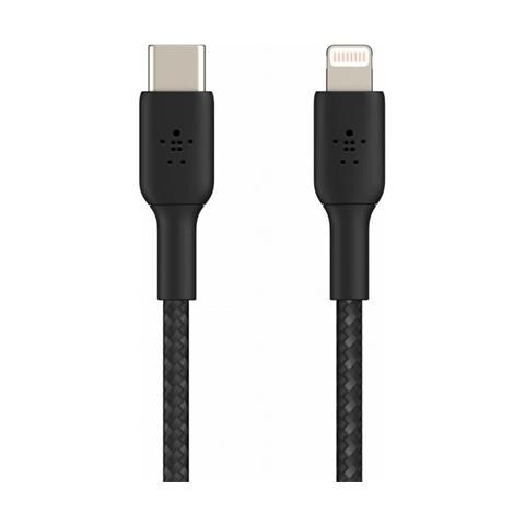 CAVO INTRECCIATO DA USB-C A LIGHTNING 1M - NERO - Foto 1
