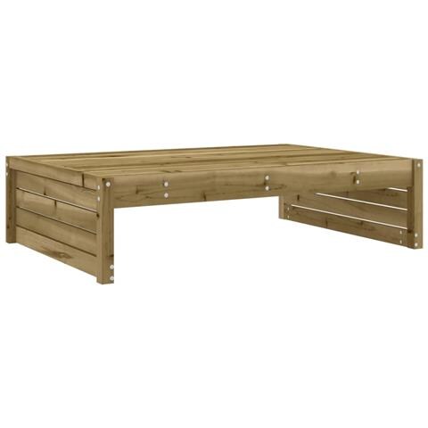 Poggiapiedi Da Giardino 120x80 Cm In Legno Impregnato Di Pino - Foto 2