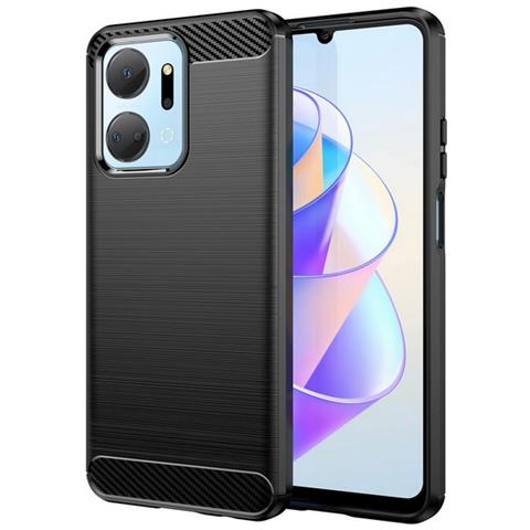 Custodia B-case Tpu Silicone Cover Case Per Honor X7a Rky-lx2 Carbon Metal Black - Foto 1