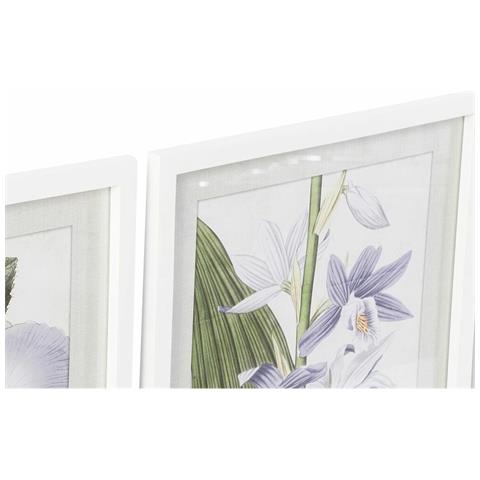 Quadro Dkd Home Decor 40 X 2 X 54 Cm Fiori Shabby Chic (6 Pezzi) - Foto 2