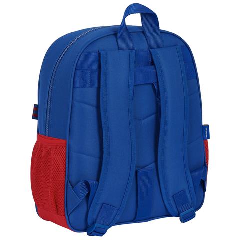 Zaino Scuola Azzurro Rosso Granato 32 X 38 X 12 Cm - Foto 2